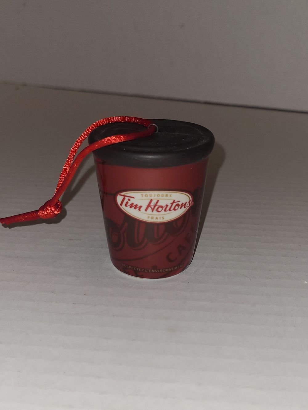Tim HORTONS Coffee Cup Holiday Ornament 2010